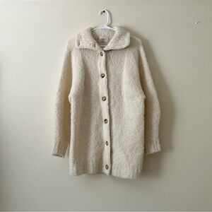 WILFRED Cozy Cream Button-Up Cardigan
